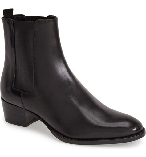 stivaletto chelsea yves saint laurent|saint laurent wyatt chelsea boots.